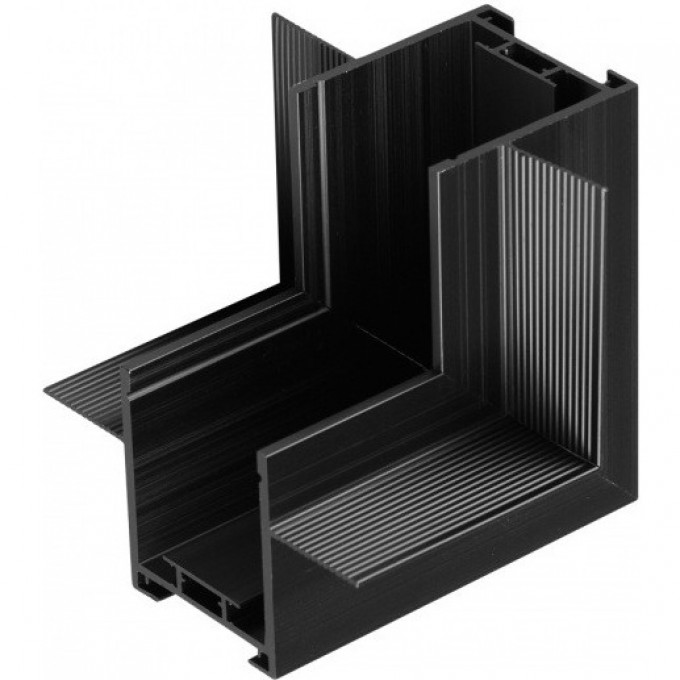 Соединитель NOVOTECH EASY 135275 IP20 24V SHINO NT24 000 "Г"(переход с потолка на стену) для шинопровода встраиваемого в ГКЛ черный NV-135275